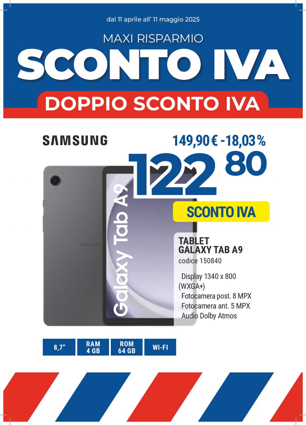 TABLET SAMSUNG GALAXY TAB A9